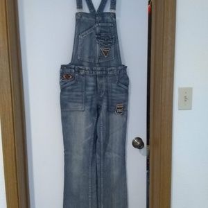 Women's denim overalls